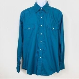 Malco Modes Mens shirt long sleeve buttons down 16